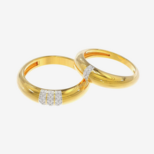 Couple Gold Diamond Ring